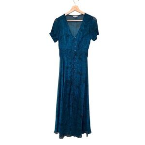 Green/Blue‎ Maxi Dress